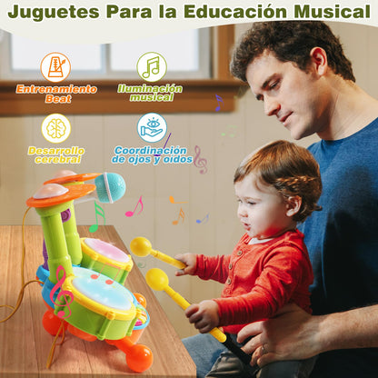 Tambor Infantil Instrumentos Musicales