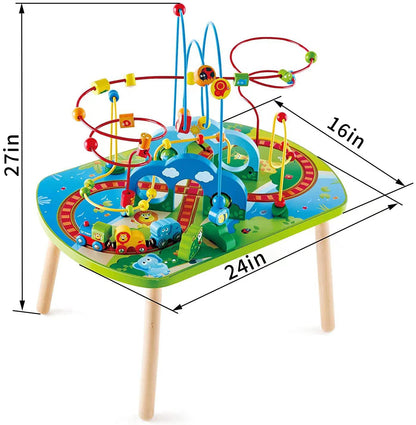 Mesa de actividades infantil con accesorios