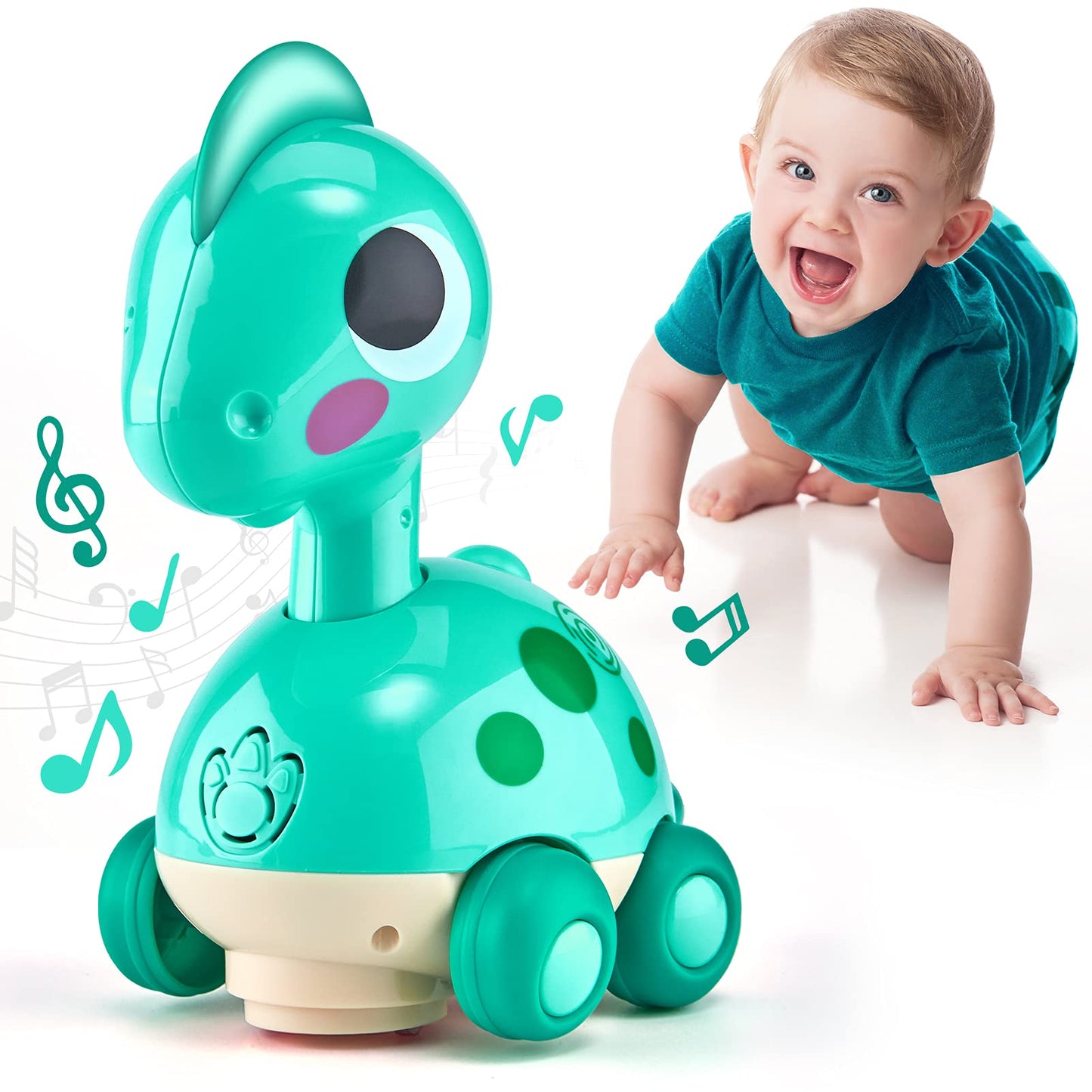 Dinosaurio Interactivo  Musical Juguetes Bebes 6-12 Meses