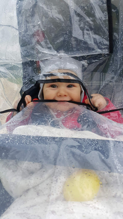 protector de lluvia,  de tres ruedas con contacto Ventana