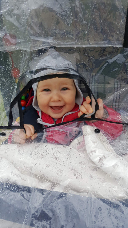 protector de lluvia,  de tres ruedas con contacto Ventana