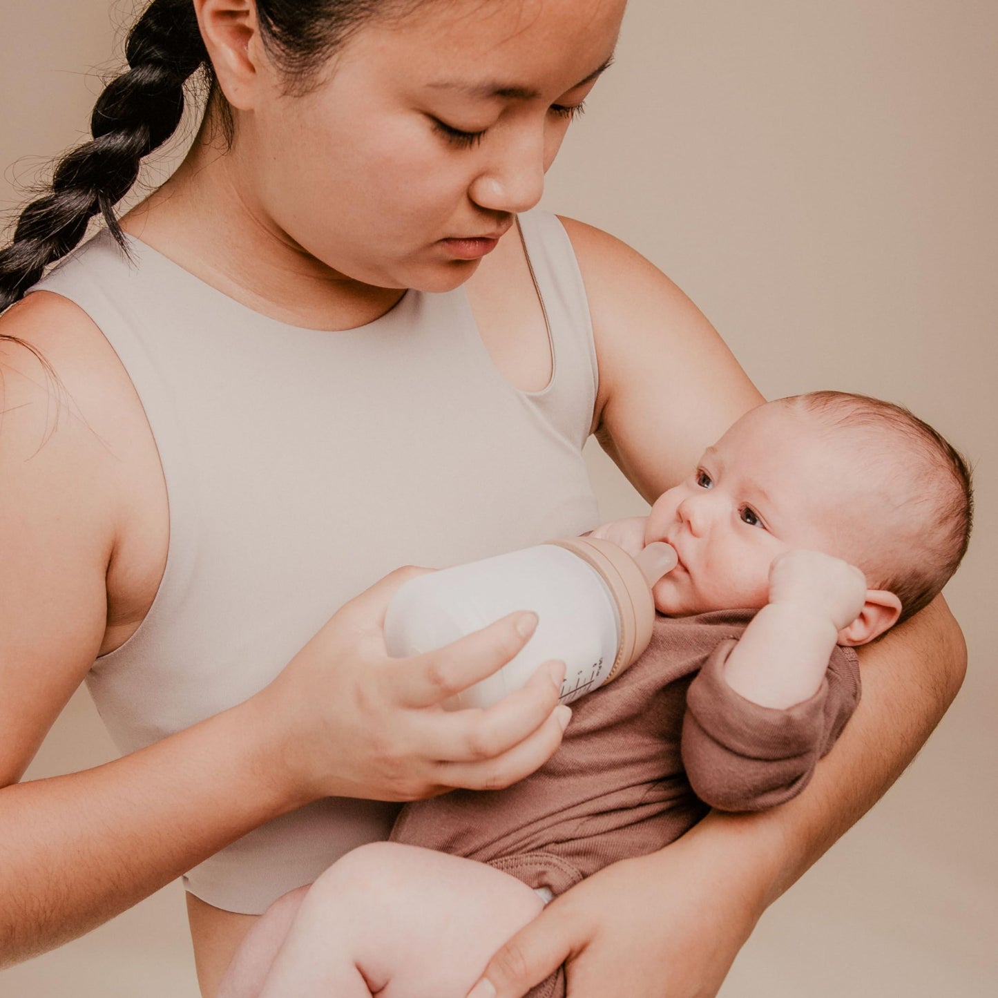 Biberón Anticólico Zero Zero, con Tetina de Flujo Medio (M) de Silicona, Biberón para Bebés +3 Meses