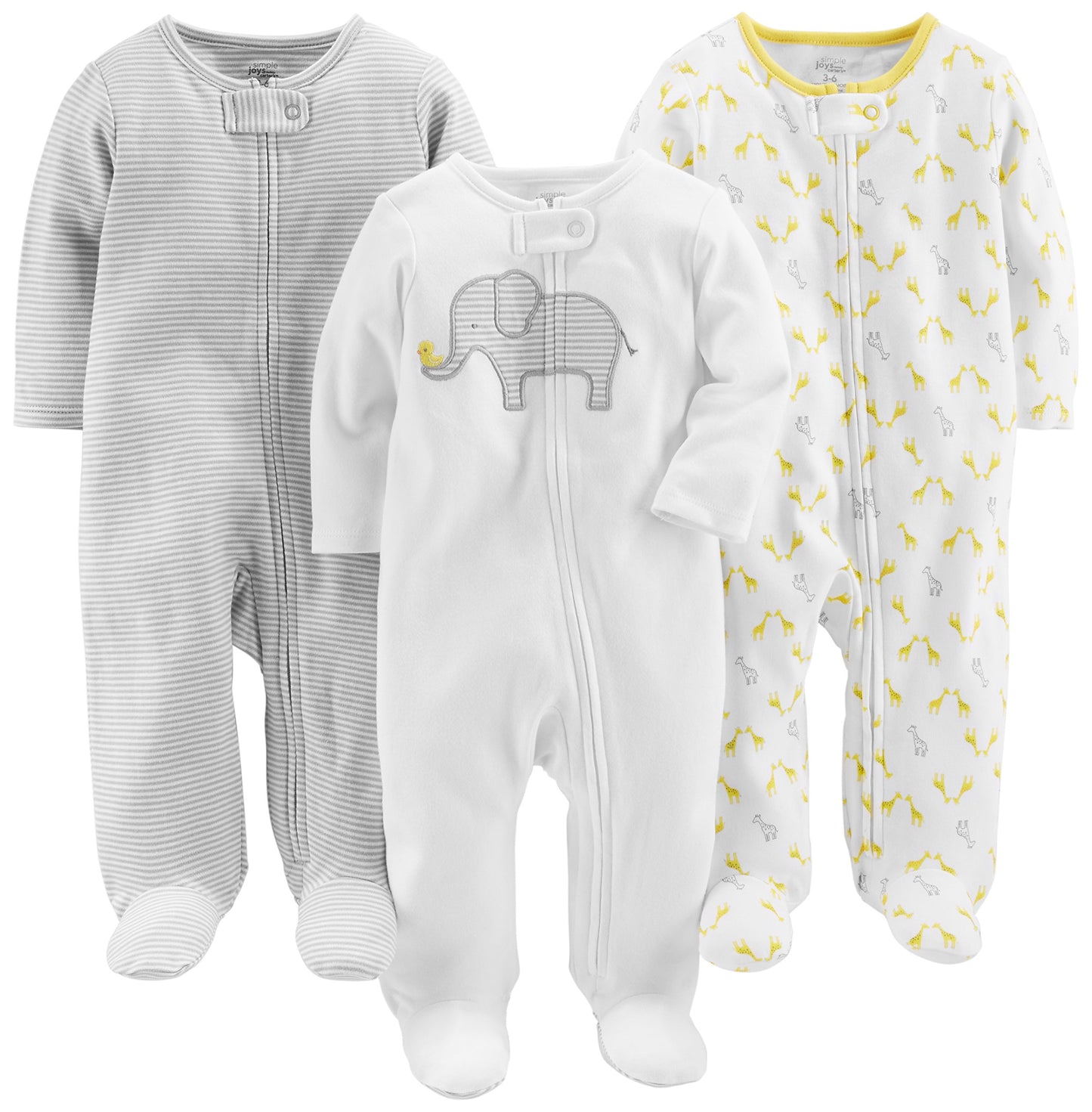 Bodysuits 3-6 Meses (Pack de 3) Unisex bebé