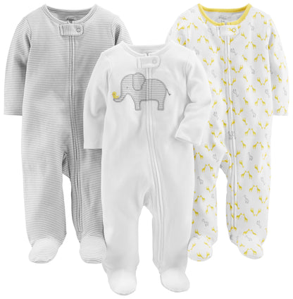 Bodysuits 3-6 Meses (Pack de 3) Unisex bebé