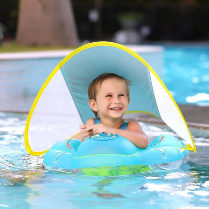 Flotador de natación inflable para bebés, anillo de baño circular