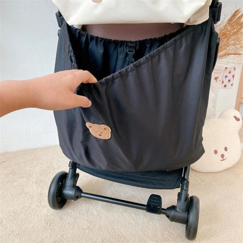 Bolsa de mamá portátil, bolsas de pañales, bolsa de almacenamiento impermeable para cochecito de bebé