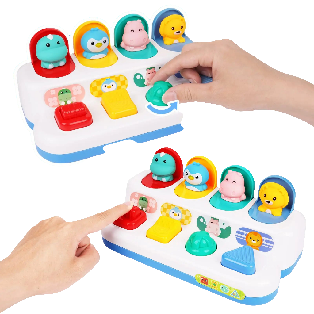 Juguete interactivo emergente para bebés, juguete de causa y efecto, juegos de desarrollo para bebés