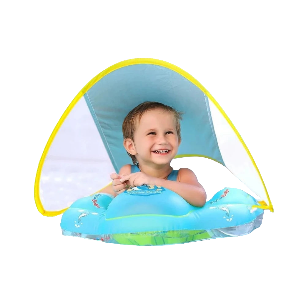 Flotador de natación inflable para bebés, anillo de baño circular